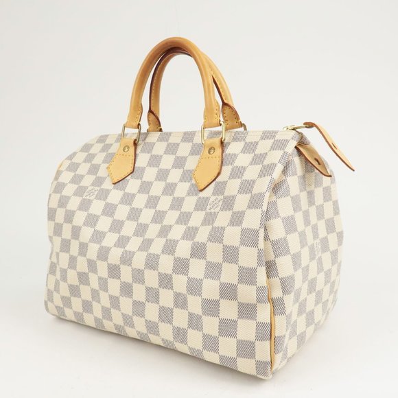 Speedy 30 Damier Azur Hand Bag - Picture 3 of 9